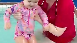 Underwater baby