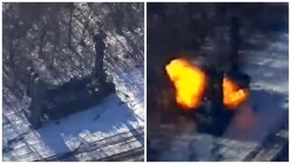 Ukrainian forces destroy Russian Tor-M2