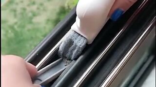 Creative Groove Cleaning Brush Quickly Clean All Corners And Gaps Detachable Door Window Track Cleaning Brushes