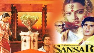 Sansar (1987) - Full Movie | Anupam Kher, Raj Babbar, Rekha, Aruna Irani, Seema Deo