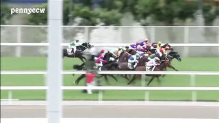 Craziest horse racing DEBUT ever _6 Pakistani stars from last to First in Hong Kong