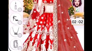 Indian wedding bridal mekup /Wedding dress