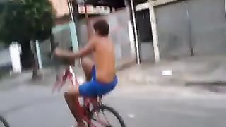 funny cycle stunt