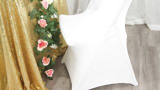 Stretch chair cover for wedding party
