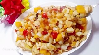Fruit Chaat Recipe ♥️♥️♥️