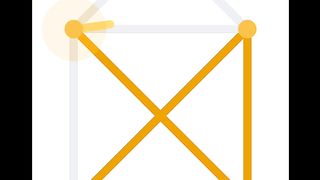 One line puzzle game