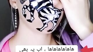 CARTOON ON FACE WORK.