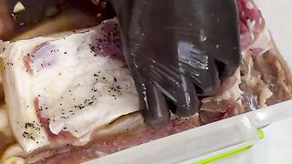 КОПЧЕНИЕ  ГРУДИНКИ