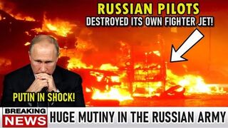 Brutal shot- Russian army destroyed its own fighter jet!