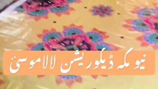 Wedding stage decoration for mehndi