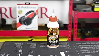 Gorilla Ultimate Waterproof Wood Glue, 18 Ounce, Natural Wood Color, (Pack of 1)