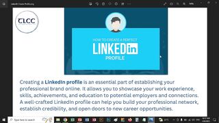 TLCC-LinkedIn Create Profile - Step2