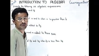 Question 3, Question 4 and Question 5 Exercise 8a Introduction  to Algebra 6th math Countdown