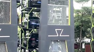 Parking in China Very cool