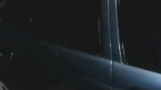 Very scary face in car wait for end