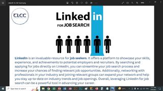 TLCC-LinkedIn Job Searching - Step3