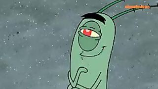 spongebob mendesain ulang chum bucket