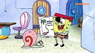 spongebob , gary tak mau mandi