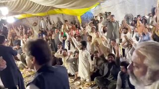 Imran khan iftar with pti workers
