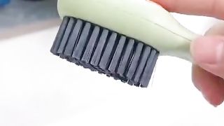 Multifunctional Soft-bristled Shoe Brush Long Handle Brush Automatic Liquid Adding Shoe Clothing Board Brush Cleaning Tool