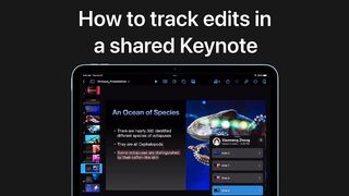 How to track edits in a shared Keynote | Apple Support