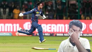 Incredible moment IPL star Harsha Patel misses Mankad on the last ball