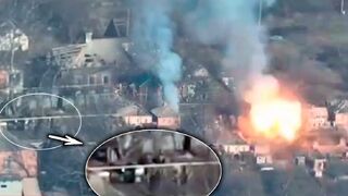 Drone didn’t spare Russians who were carrying weapons