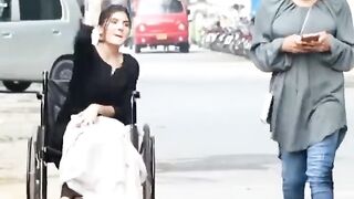 Throwing Water Balloons From Wheelchair