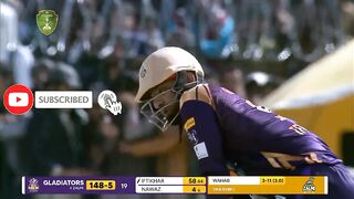Iftikhar Ahmed 6*6s in Wahab Riaz over