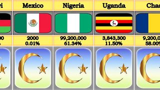 Muslim Population From Different Countries 2
