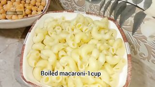 Macaroni Cream Salad Macaroni Cream Chaat Recipe ♥️♥️♥️
