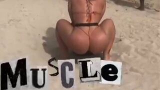 I love beach workout
