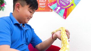 Alex and Eric Gets New Pet Animals | Learn About Wild Animal Reptiles