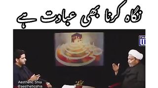 حضرت علی علیہ السلام کی طرف دیکھنا عبادت بڑا  پیارا واقعہ