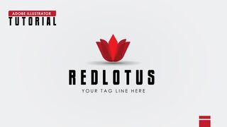How to Design an  Eye-Catching Lotus Logo | Adobe Illustrator Tutorial