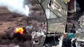 Russians hiding in civilian houses in Bakhmut targeted by drones