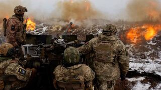 Small arms fire as battle for Bakhmut rages