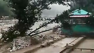 FLOOD IN NARAN AFTER HEAVY RAIN.