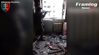 Momen peluru Rusia meleset satu INCI dari kepala Marinir Ukraina