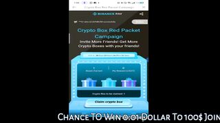 Binance Redpocket win 100$