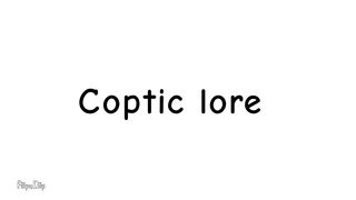 Coptic lore