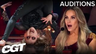 10-year-old DANCER Cydnee Abbott Shocks CGT Judges With Her Creepy Act | Canada's Got Talent
