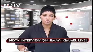 NDTV's Trump Interview On "The Jimmy Kimmel Show". Here It Is.