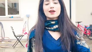 I am in beautiful dress and happy birthday