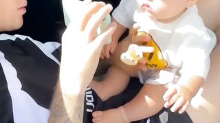 Justin Bieber and his doughter