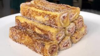 French toast rolls recipe (subscribe please