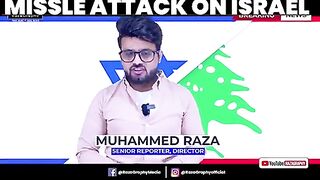 Missile attack on israeek
