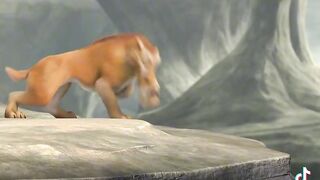 Friendship of lion and Elephant.  Like and subscribe