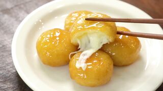 Сладкий картофель с медовым сыром