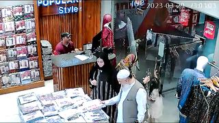 Clothes Stolen By An Old Man with His Family